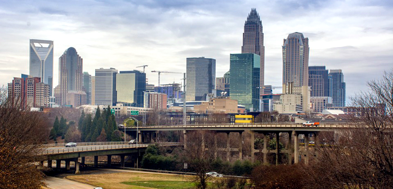 charlotte finansowe centrum USA